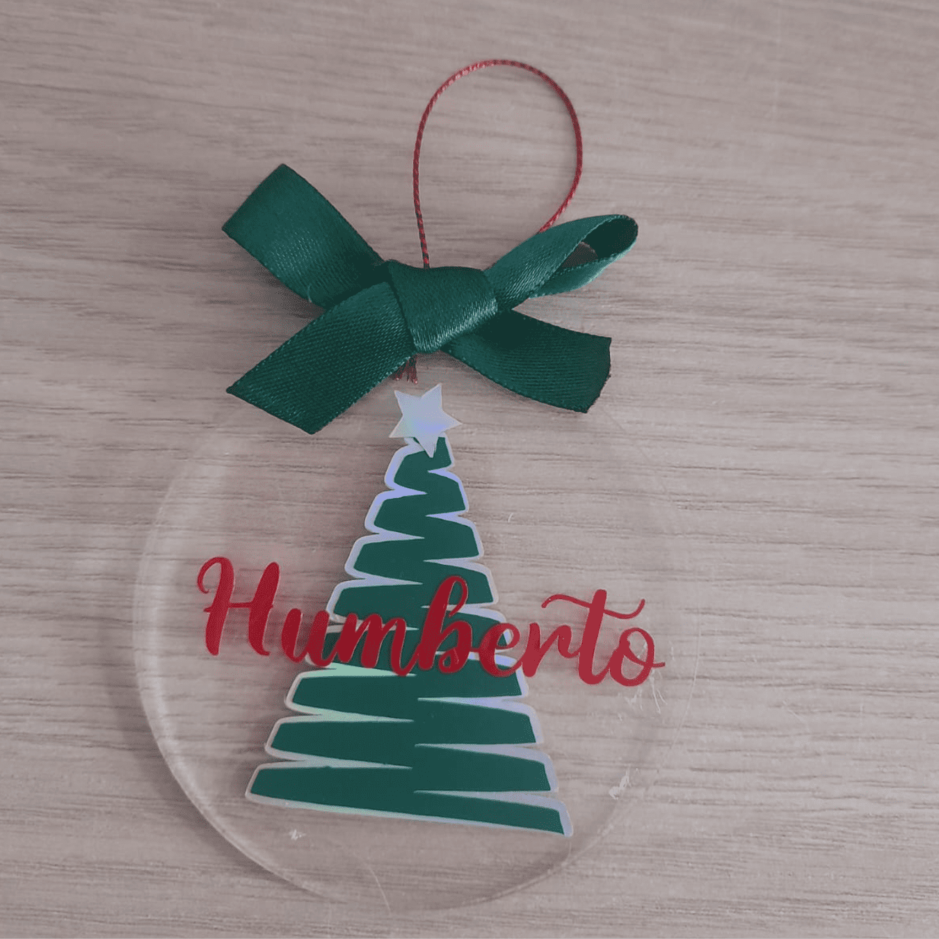 Esfera Plana Árbol de Navidad